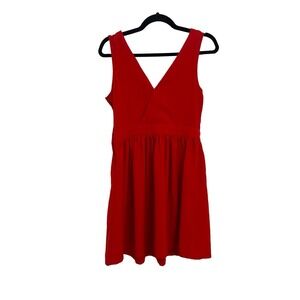 H&M Sleeveless Red V Neck Size 6